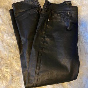 Banana Republic - Shiny Black Ankle Pants